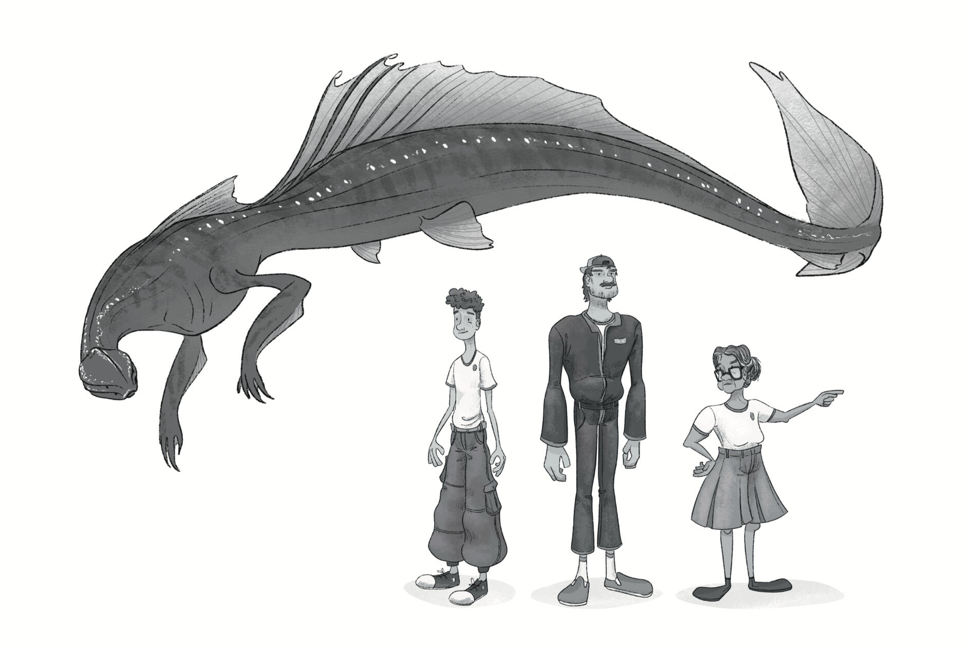 Character Lineup for Original Story, 2025, digital